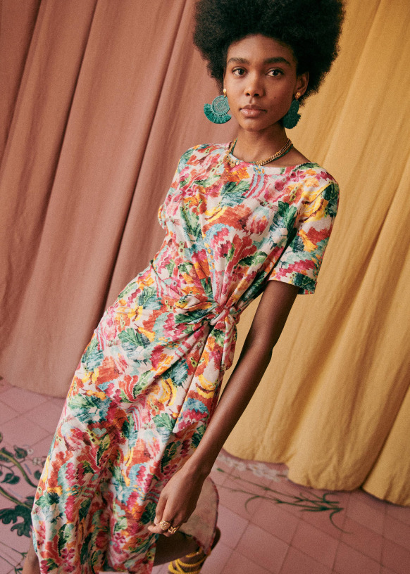 Sezane robe fleurie deals