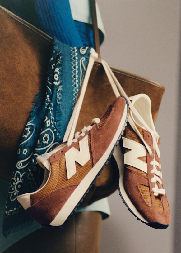 New Balance 471 Sneaker - Brown - Leather - Sézane