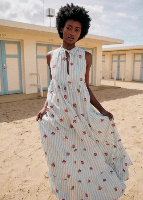 Robe clare sezane top