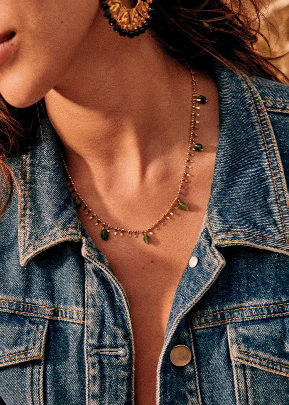Collana Charlotte Verde Foresta