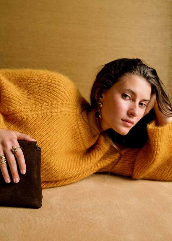 Alix Jumper - Sun Yellow - Super kid mohair - Sézane