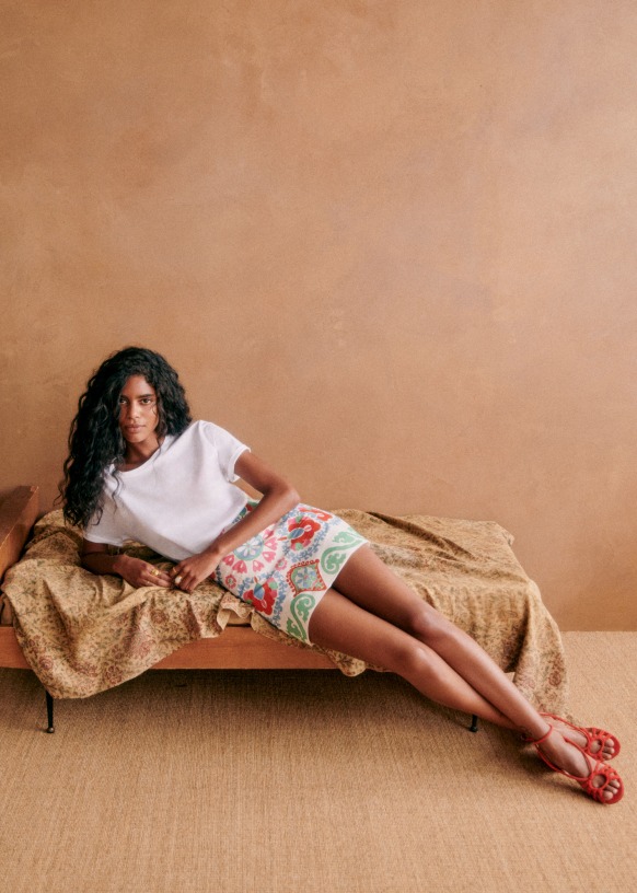 Malia Skirt - Brieno - Linen - Sézane