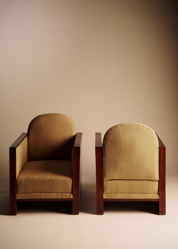 Paire of fauteuils art déco