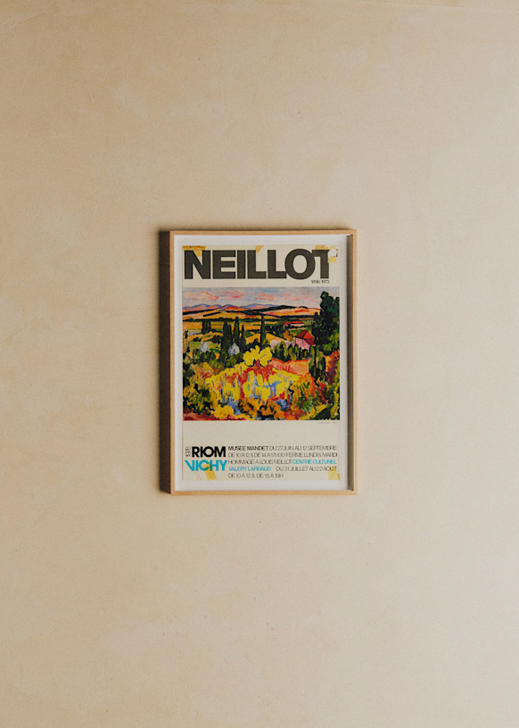 Affiche Musée Mandet, Hommage at Louis Neillot, 1976