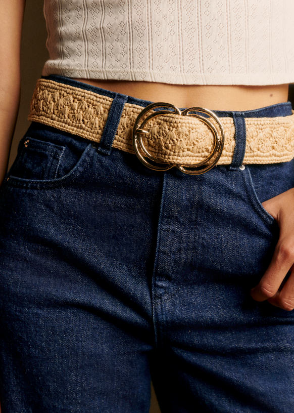 商品画像：Maud Belt - Black - Sézane 3
