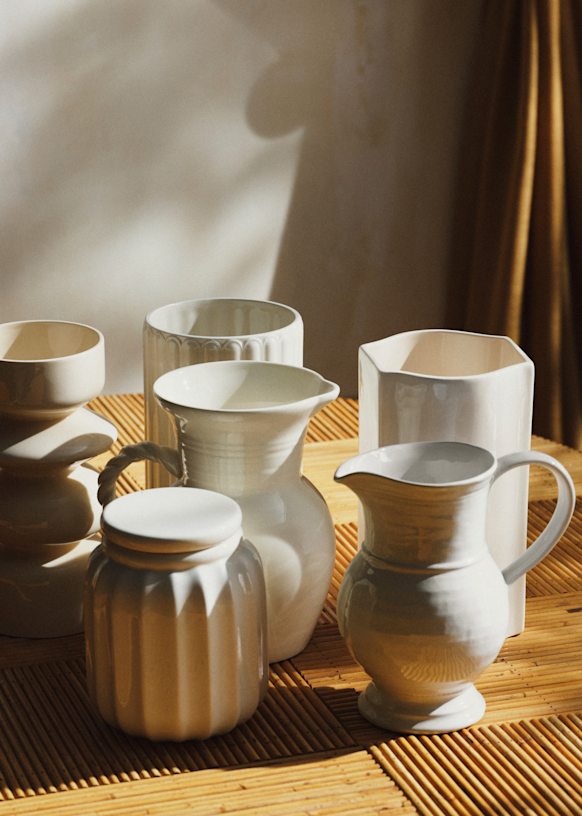 Traviata vase - Ecru - Ceramic - Sézane