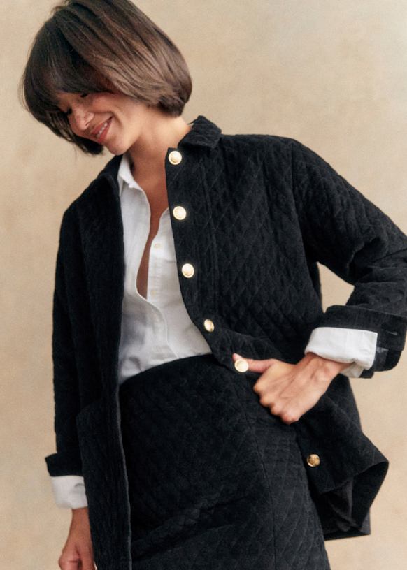 Will Jacket - Ecru - Organic cotton - organic textile - Sézane