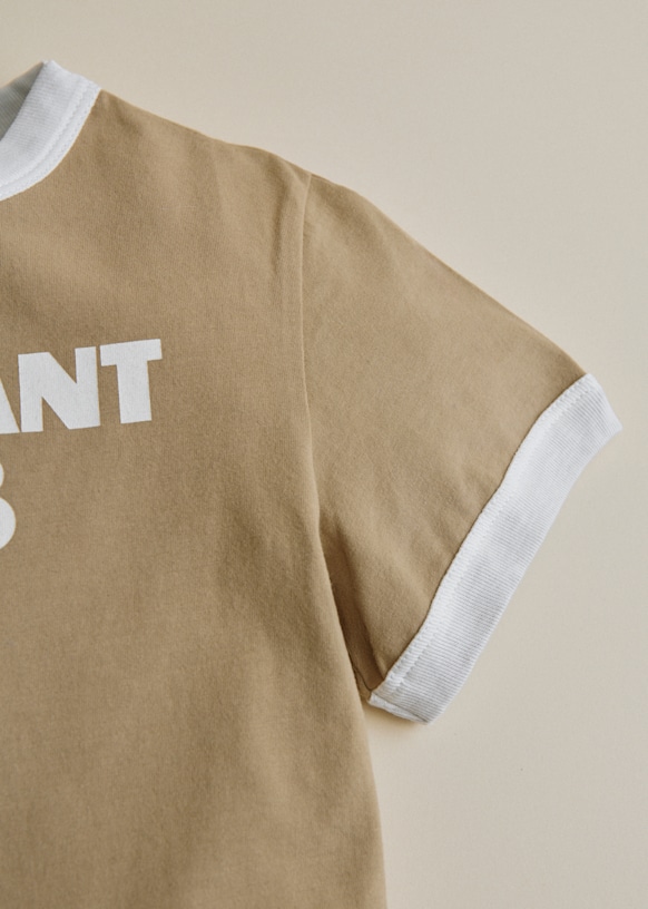 Pio Enfant T-Shirt - Latte / Ecru - Organic cotton - organic