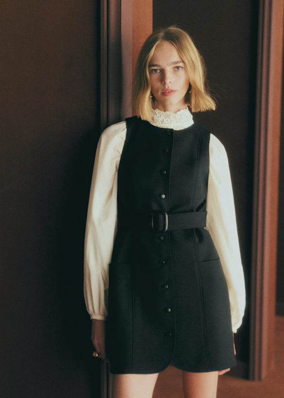 Redais Dress - Denim Blue - Organic cotton - organic textile - Szane