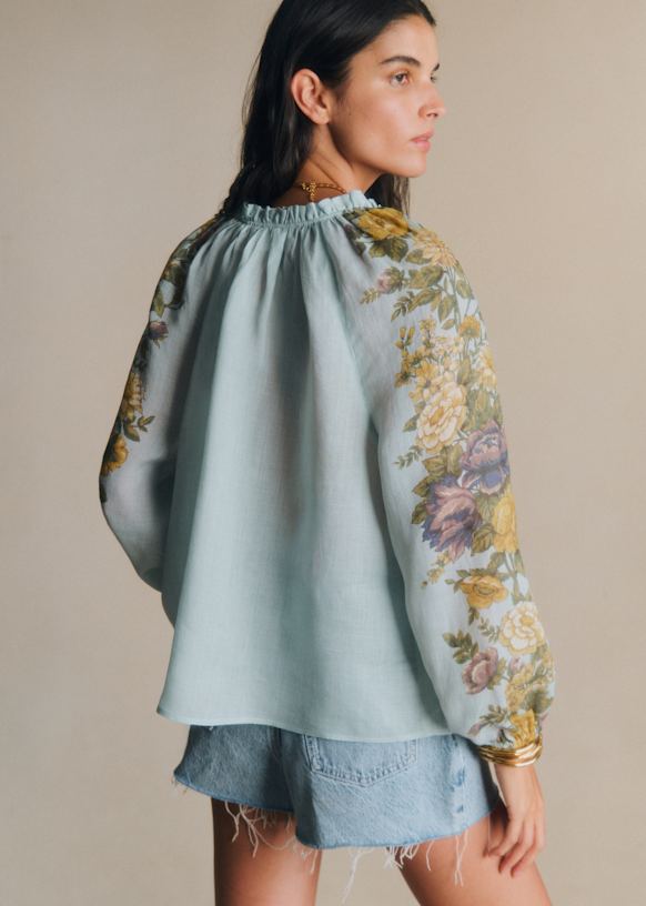 Nerissanne Shirt - Lavinia Print - Ramy - Sézane