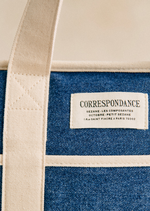 Weekday Tote bag - Ecru - Cotton - Sézane