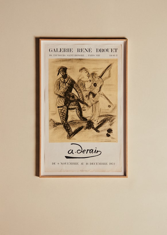 Affiche Galerie René Drouet, Derain, 1972