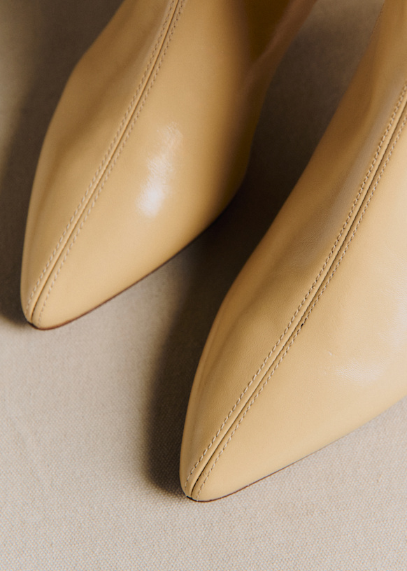 Garance Ankle Boots - Chocolate patent - Bovine leather - Sézane