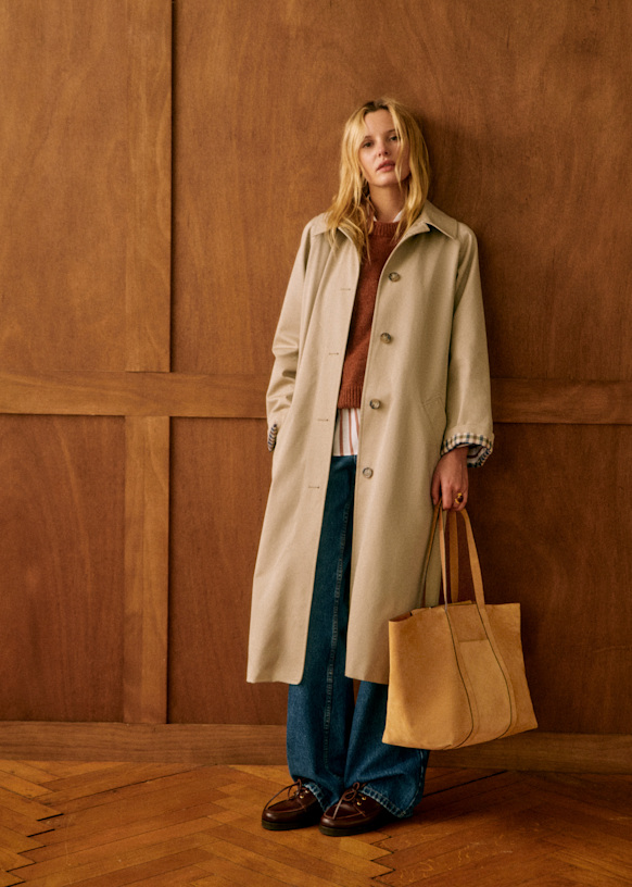 Sezane trench coat sale