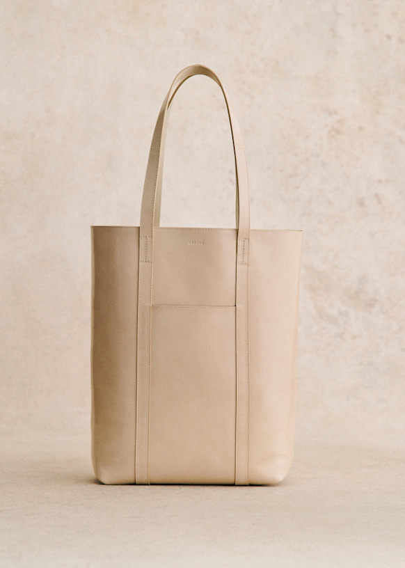 【PORTERNA】Toning leather tote bag Aliza Luna Elegance Vegan Leather Tote Bag - Green – Aliza
