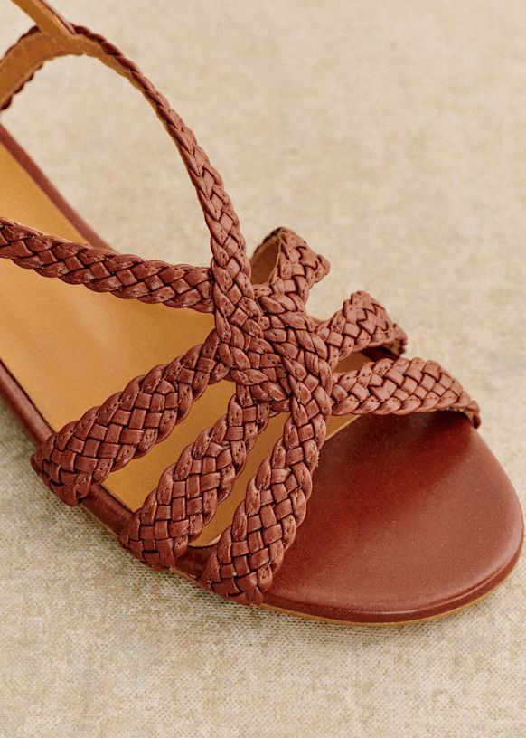 Rosa Low Sandals - Smooth braided gold - Metallic vegetable Rosa Low Sandals - Smooth braided gold - Metallic vegetable
