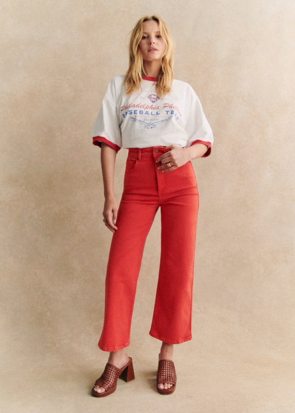 Le Crop - Pink - Organic cotton - organic textile - Sézane