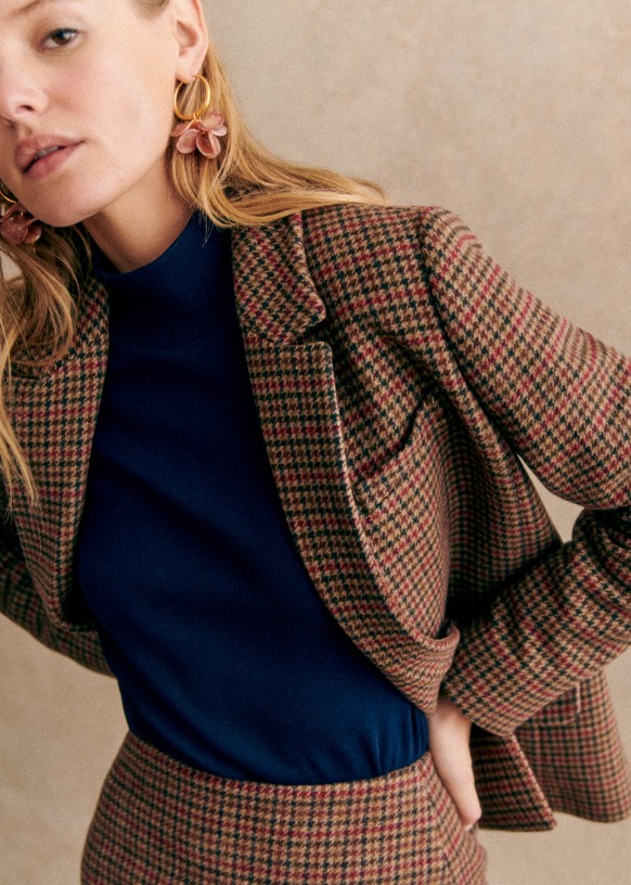 Christie Jacket - Light Green - Recycled wool - Sézane