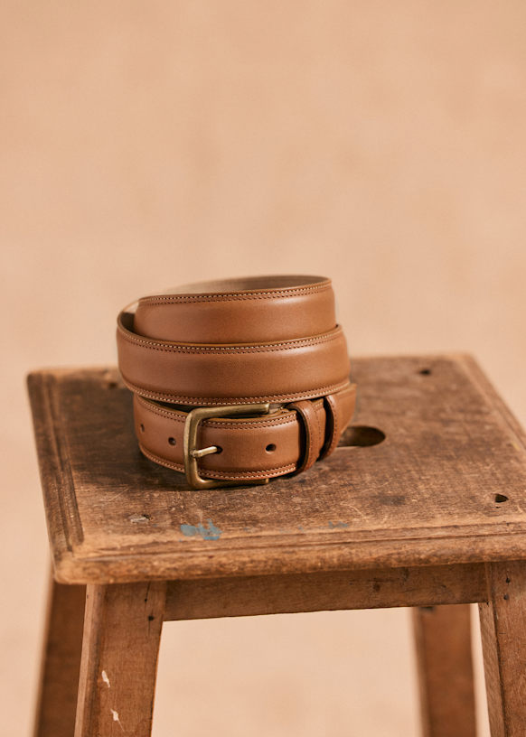 Clarence Belt - Black - Bovine leather - Sézane