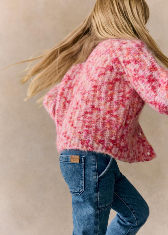 Sezane pink sweater cheap
