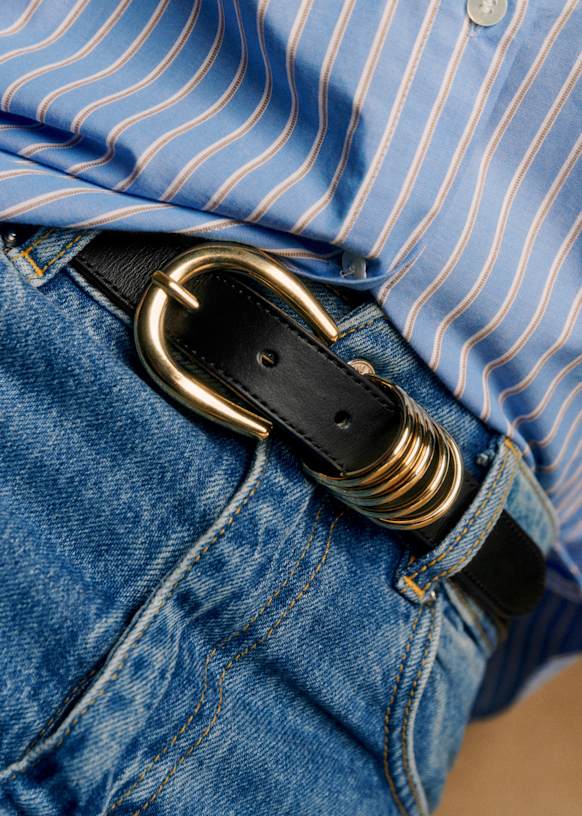 Ceinture Rosie - Noir Lisse