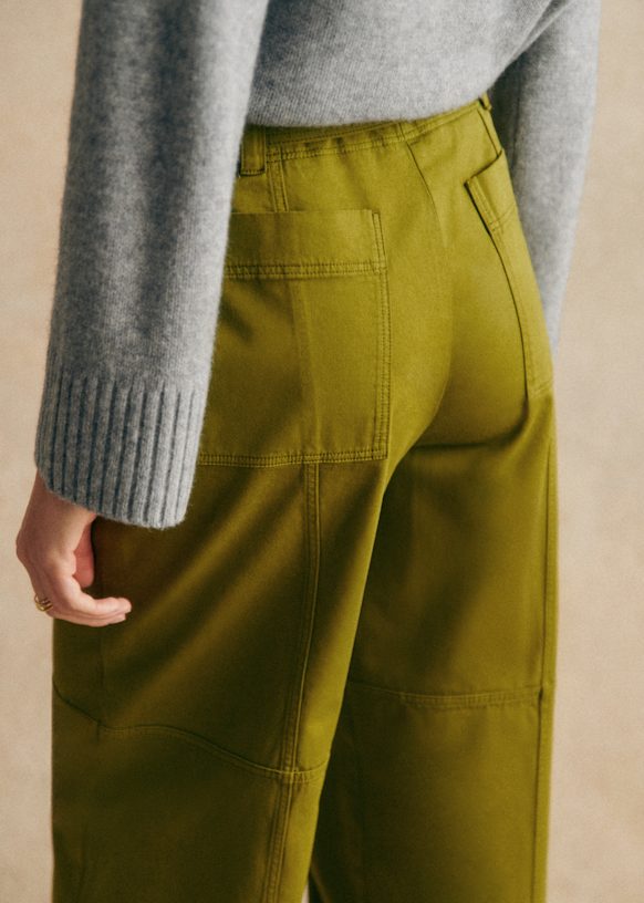 Roderic Trousers - Olive Green - Organic cotton - organic textile