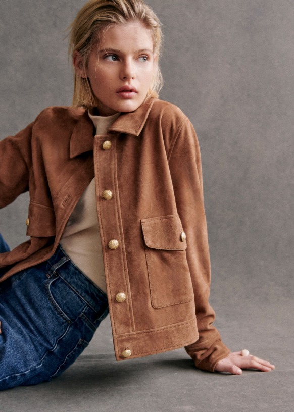 Veste daim sezane online