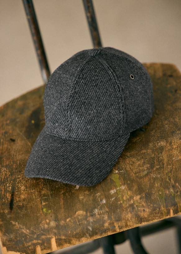 Casquette Chase Anthracite Laine Octobre ditions Casquette Chase Anthracite Laine Octobre ditions