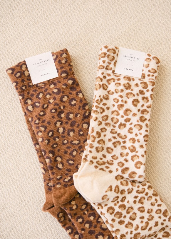 8 Paia Di Calzini Leopardati - Morbidi, Traspiranti E Alla Moda Per Ogni Giorno