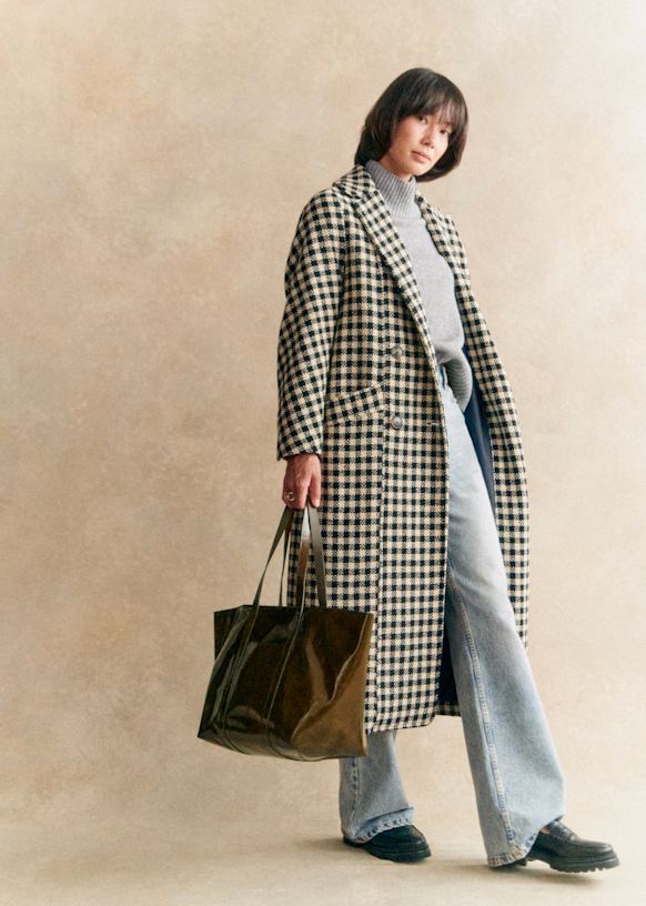 Gestuz welle check coat discount