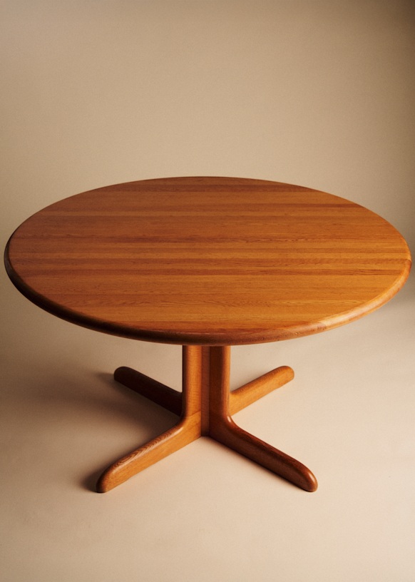Table at manger vintage in chêne massif by Niels Otto Moller