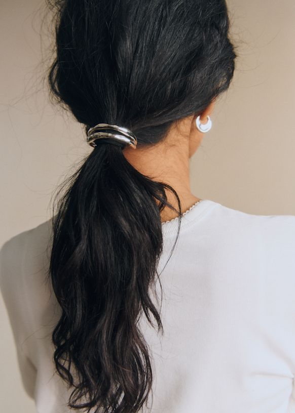 Adina ヘアアクセサリ - シルバー - リサイクル真鍮 - Sézane