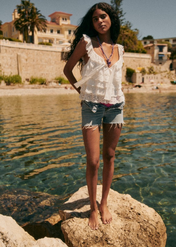 Lia Blouse - Ecru - Sézane