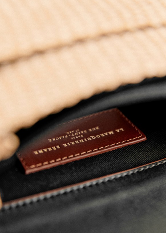 Romeo Textile Bag Natural textile Cotton Polyamide Textile Sezane