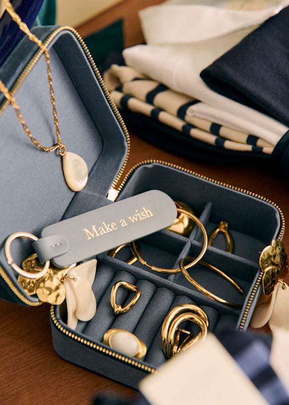 Large jewellery case Bronze Cotton Sezane
