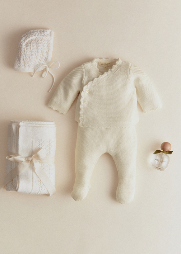 Orphe Set - Ecru - Organic cotton - organic textile - Szane