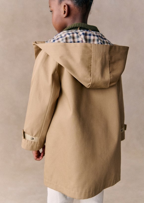 Auguste Parka - Beige - Organic cotton - organic textile - Sézane
