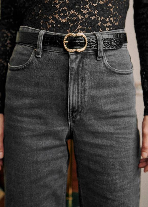 仏SEZANE ARTEMIS ファインベルト Fine Artemis Belt - Natural heritage - Bovine vegetable