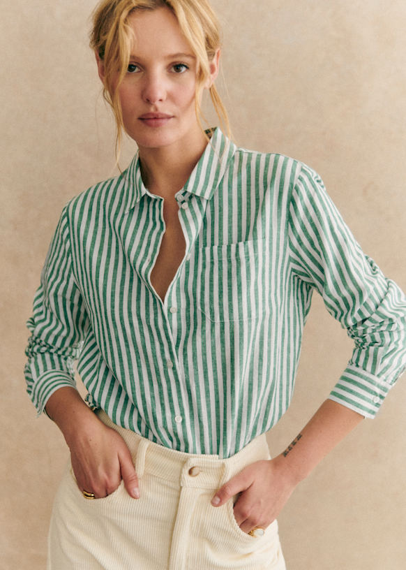 Tomboy Shirt - Pastel Colours - Organic Cotton - Sézane