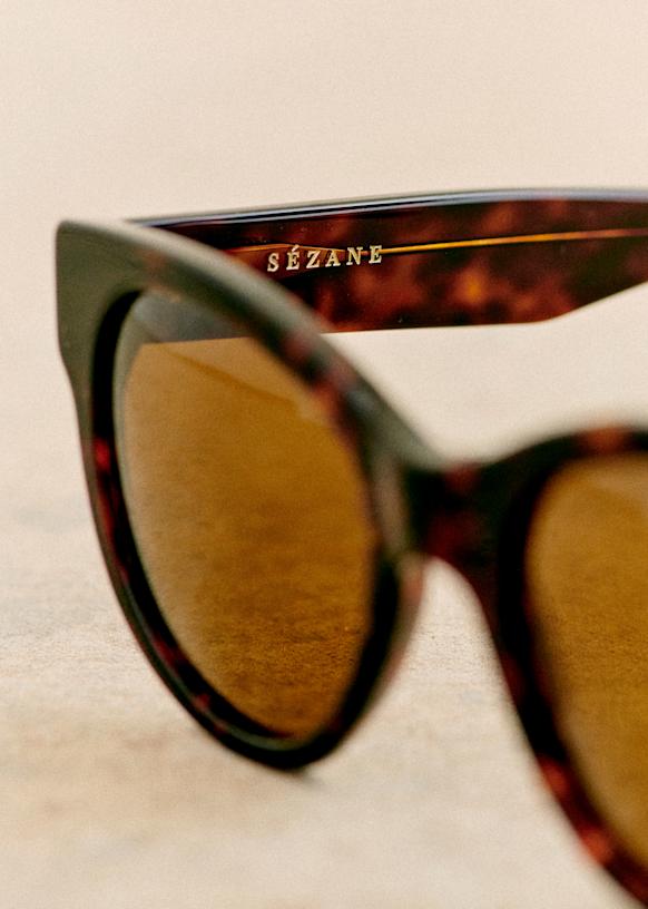 Chiara Sunglasses - Olive Green - Sézane Chiara Sunglasses - Olive Green - Sézane