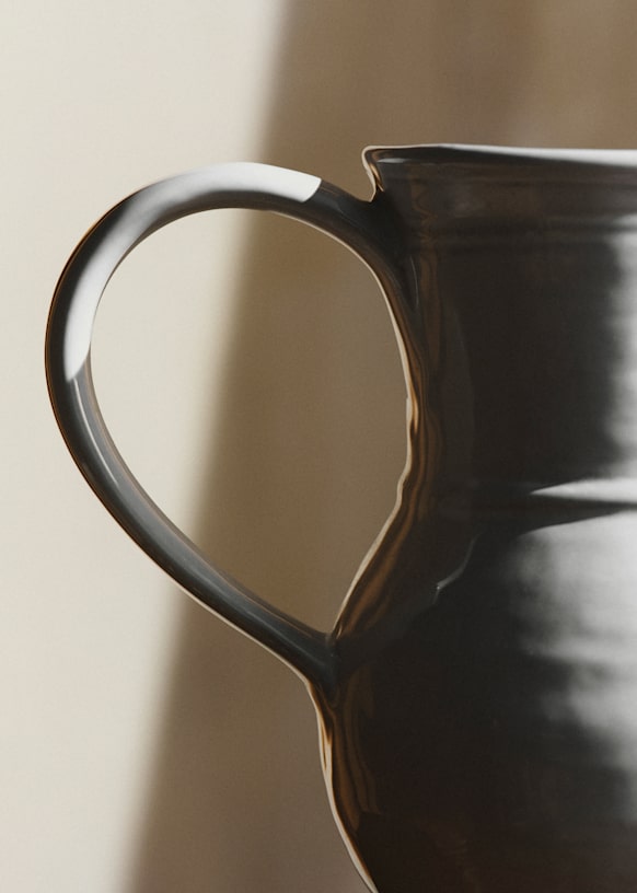 Allegro Jug - Celadon - Ceramic - Sézane