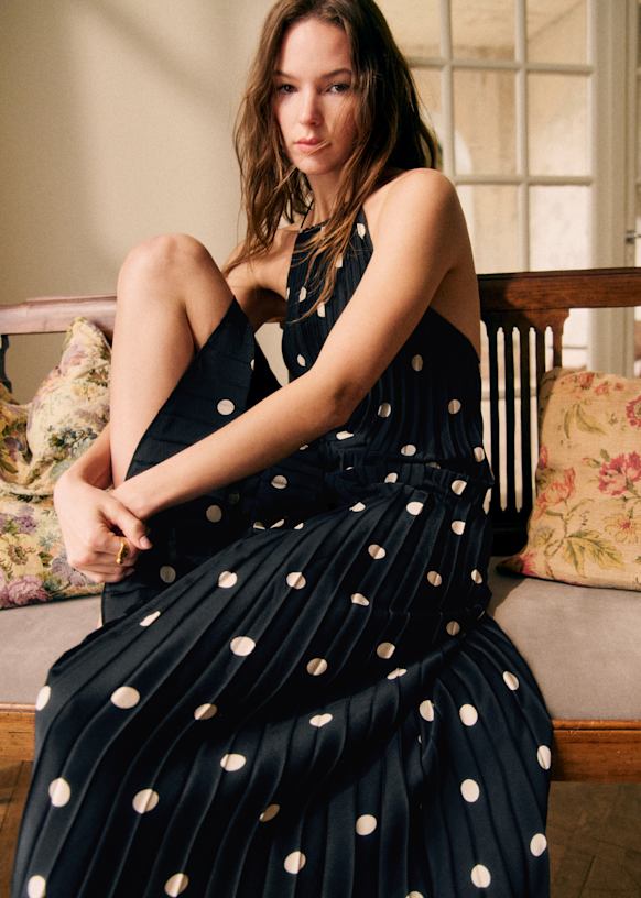 Layla Dress - Ecru - Recycled polyester - Sézane