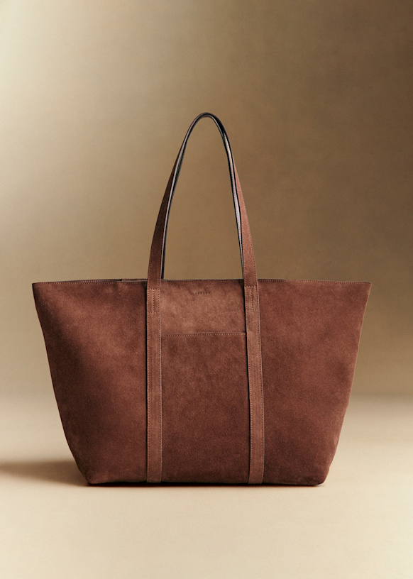 Gabin Bag - Chocolate - Bovine leather - Sézane