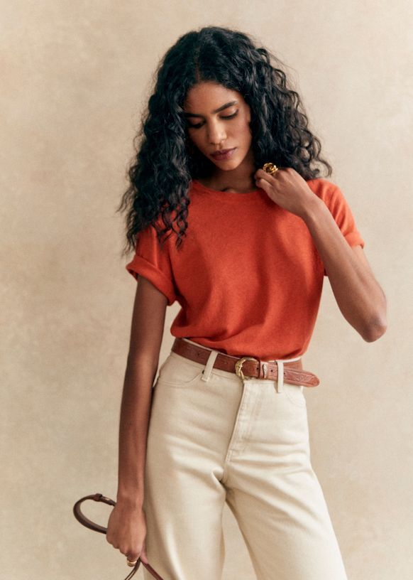 Martha T-Shirt - Copper - Organic Cotton - Octobre Éditions