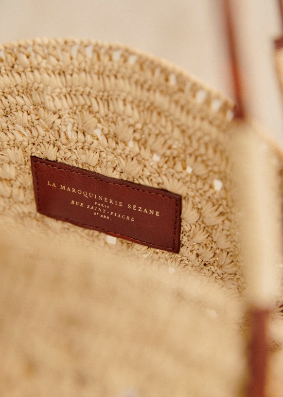 Jude basket Natural Raffia Raffia Sezane