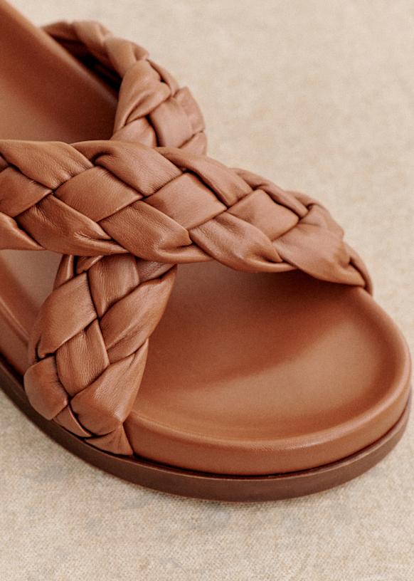 Eden Low Mules - Smooth Terracotta - Smooth ovine leather