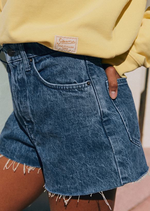 Le Summer Shorts - Denim Blue - Organic cotton - organic textile