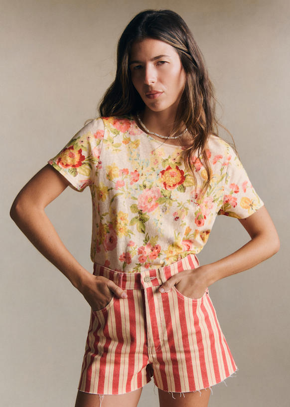 Short Le Summer - Ecru - Biologisch katoen - biologisch textiel