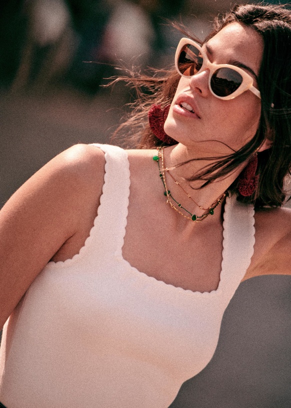 Luna Top - Black - Viscose ECOVERO™ LENZING™ - Sézane
