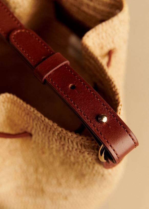 Farrow バッグ - ナチュラルラフィア - ラフィア - Sézane